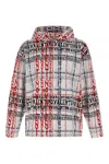 Valentino Printed Hooded Sweater Drawstring In 6se