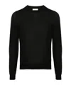 Valentino Men's Ribbed Sweater In Black
