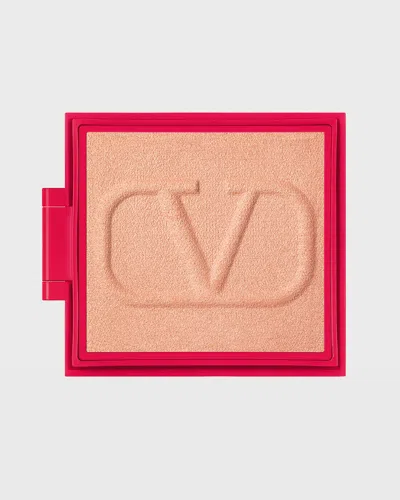 Valentino Finishing Powder Refill Pan For Vltn Go-clutch In White