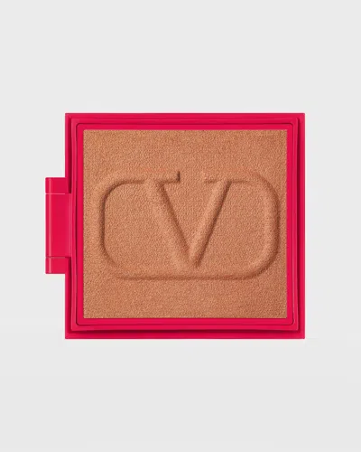 Valentino Finishing Powder Refill Pan For Vltn Go-clutch In Brown