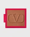 Valentino Go-clutch Refillable Compact Finishing Powder Refill Pan In Unv Bronze