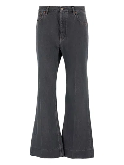 VALENTINO FIVE-POCKET FLARED JEANS