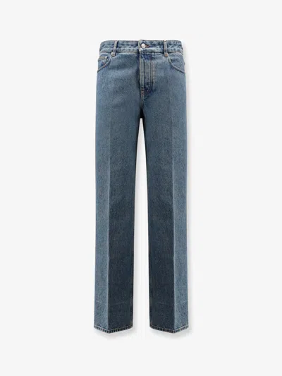 Valentino Five Pockets Jeans In Blue