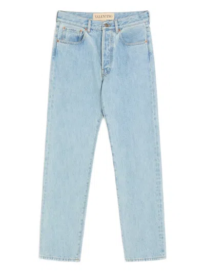 Valentino Five-pockets Jeans In Blue