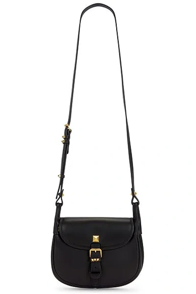 Valentino Garavani Flaneuse Small Shoulder Bag In Black