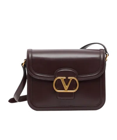 Valentino Garavani Flap Shoulder Bag In Black