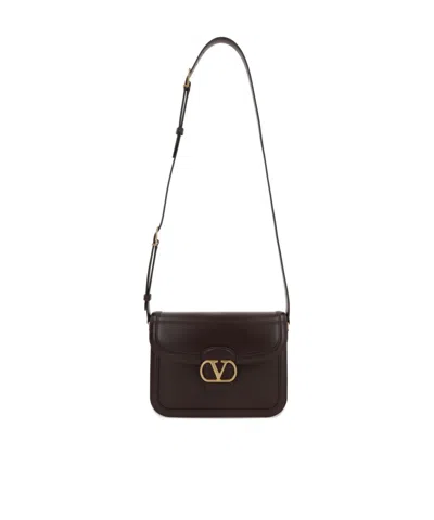 Valentino Garavani Flap Shoulder Bag In Black