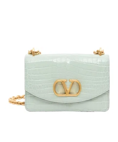 Valentino Garavani Flap Shoulder Bag In Green