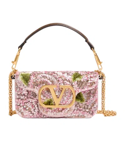 Valentino Garavani Flap Shoulder Bag In Pink
