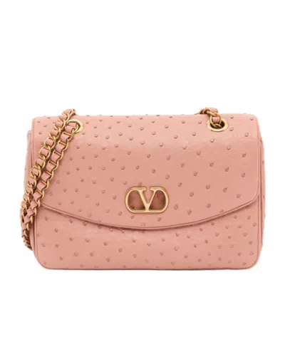Valentino Garavani Flap Shoulder Bag In Pink