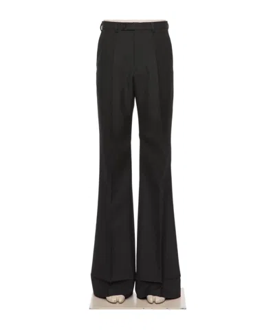 Valentino Flared Casual Pants In Black