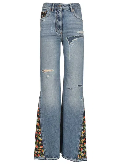 Valentino Flared Jeans In Blue