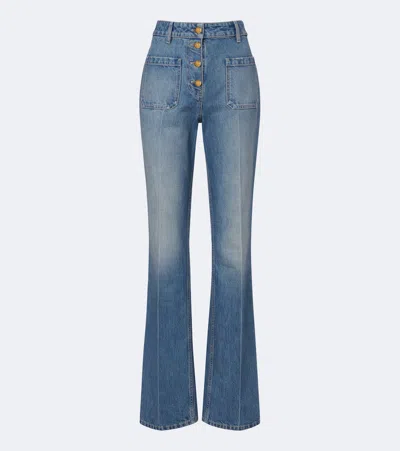 Valentino Flared Jeans In Blue