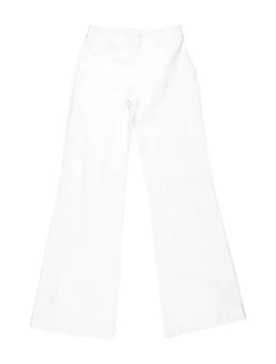 Pre-owned Valentino Flared Pants In White