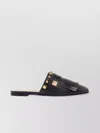 Valentino Grainy Leather Flat