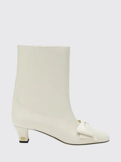 VALENTINO GARAVANI BOOTS VALENTINO GARAVANI WOMAN COLOR IVORY,H40302044