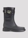 Valentino Vlogo The Bold Edition Wellington Boots In Schwarz