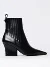 Valentino Vlogo Ankle Boots With Geometric Heel In Schwarz