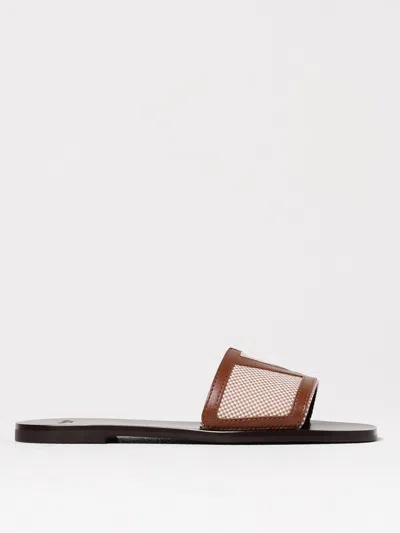 VALENTINO GARAVANI FLAT SANDALS VALENTINO GARAVANI WOMAN COLOR BEIGE,G52147022