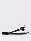 Valentino Heel Sandals With Bow Accent And Studded Embellishments