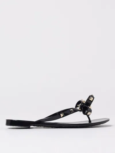 VALENTINO GARAVANI FLAT SANDALS VALENTINO GARAVANI WOMAN COLOR BLACK,H11226002