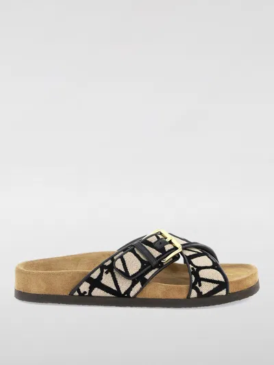 VALENTINO GARAVANI FLAT SANDALS VALENTINO GARAVANI WOMAN COLOR BLACK,G27701002