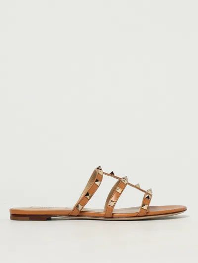 Valentino Garavani Flat Sandals  Woman Color Brown