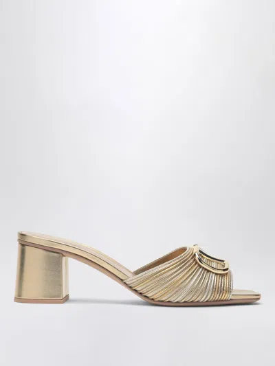 Valentino Garavani Valentino Slide Vlogo Signature T. 60 In Gold
