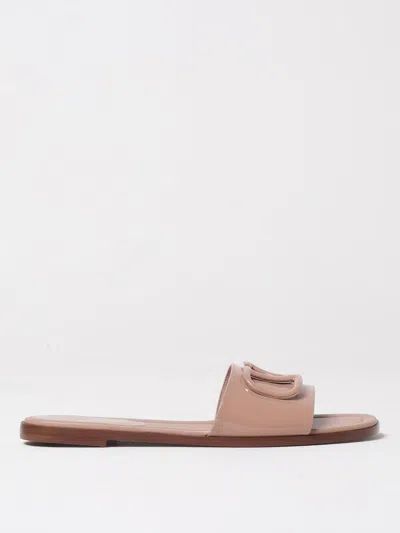 Valentino Garavani Flat Shoes In Brown