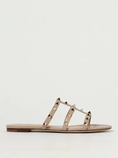 VALENTINO GARAVANI FLAT SANDALS VALENTINO GARAVANI WOMAN COLOR PINK,G71539010