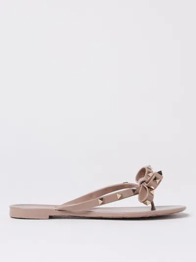 VALENTINO GARAVANI FLAT SANDALS VALENTINO GARAVANI WOMAN COLOR PINK,H11226010