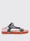 Valentino Garavani Lake Powell Sandal With Grape Embroidery 20mm Woman Multicolour 42