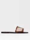 Valentino Garavani Superstar Slide Slipper With Vlogo Detail And Premium Materials In Brown