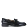 Valentino Bowshire Loafers In Black Glossy Calfskin In Black