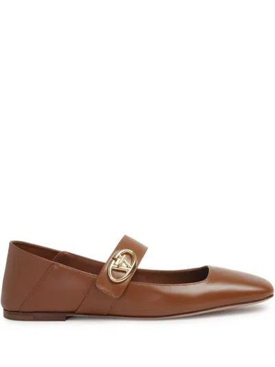 Valentino Garavani Valentino Flat Shoes Brown