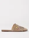 Valentino Vlogo Sliders In Beige