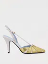 Valentino Folifoliage Sling Back Pumps In ゴールド
