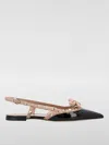 Valentino Women's Rockstud Bow Slingback Ballerina In Pink