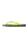 Valentino Flat Slippers In Yellow
