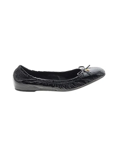 Pre-owned Valentino Garavani Flats In Black