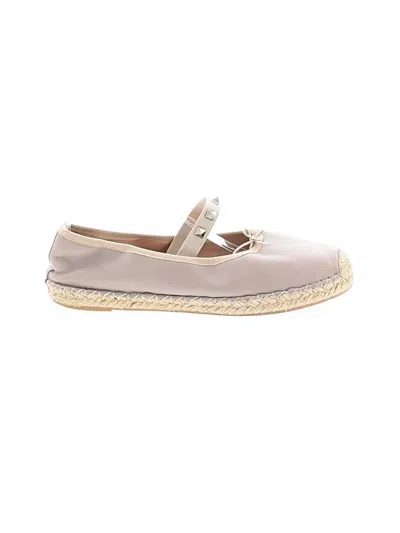 Pre-owned Valentino Garavani Flats In Gray