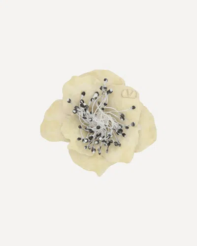 VALENTINO GARAVANI FLEUR LUMINEUSE BROOCH