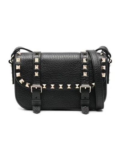 Valentino Garavani Flip Shoulder Bag In Black