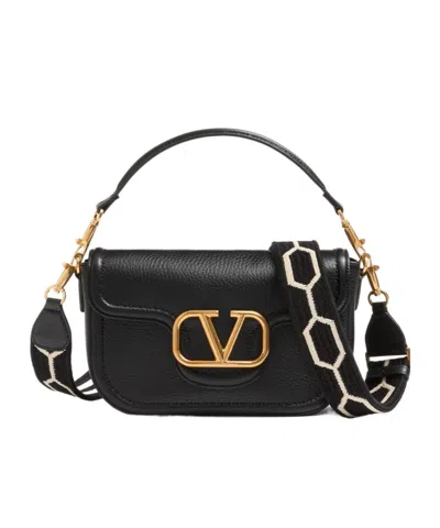 Valentino Garavani Flip Shoulder Bag In Black