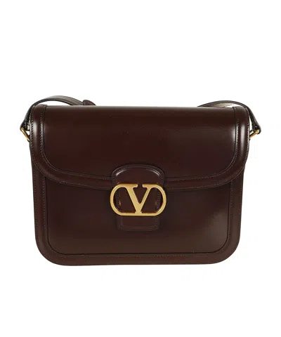 Valentino Garavani Flip Shoulder Bag In Brown