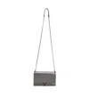 Shop Valentino Rockstud Crossbody Bag In Gray