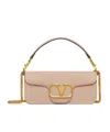 Valentino Flip Shoulder Bag In Nude