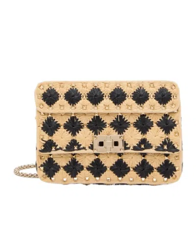 Valentino Garavani Flip Shoulder Bag In Nude