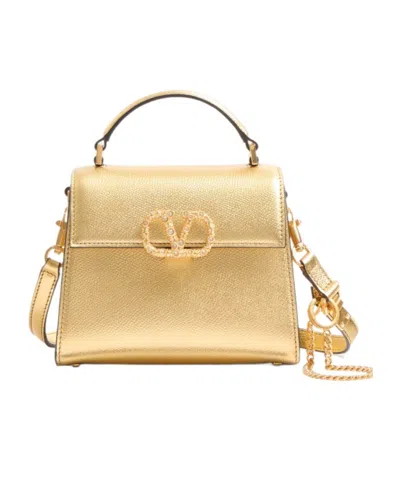 Valentino Garavani Flip Shoulder Bag In Nude