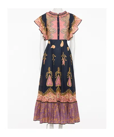 VALENTINO VALENTINO PATTERNED MIDI DRESS